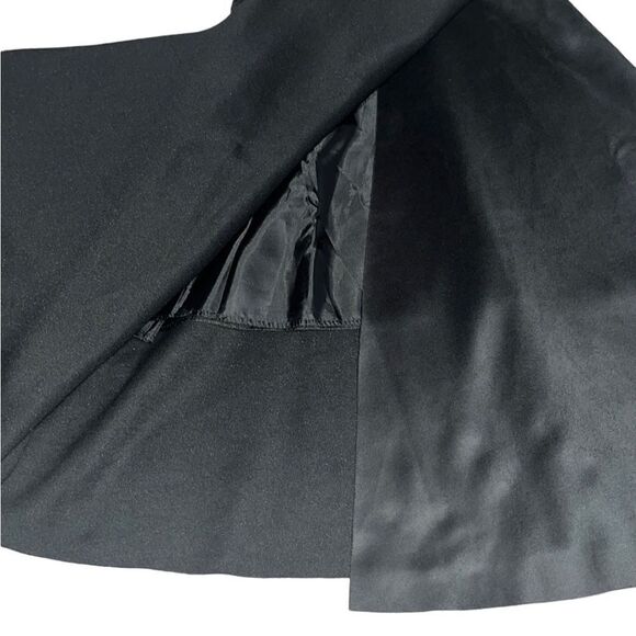 Oasap Asymmetrical Slit Velour Skirt - Picture 6 of 10